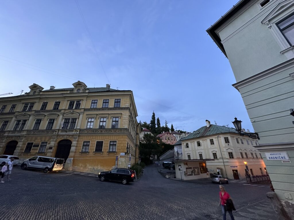 Beautiful old buildings of Banská Štiavnica