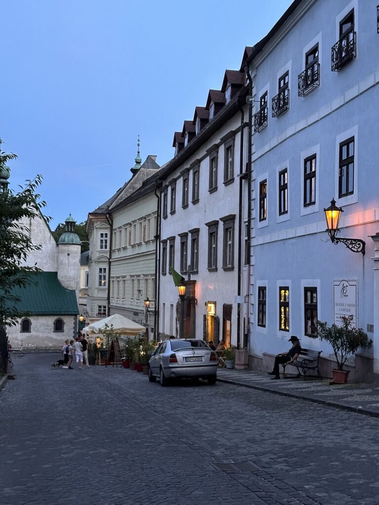 Beautiful old buildings of Banská Štiavnica