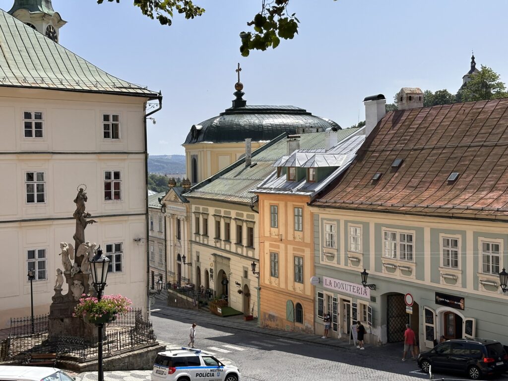Beautiful old buildings of Banská Štiavnica